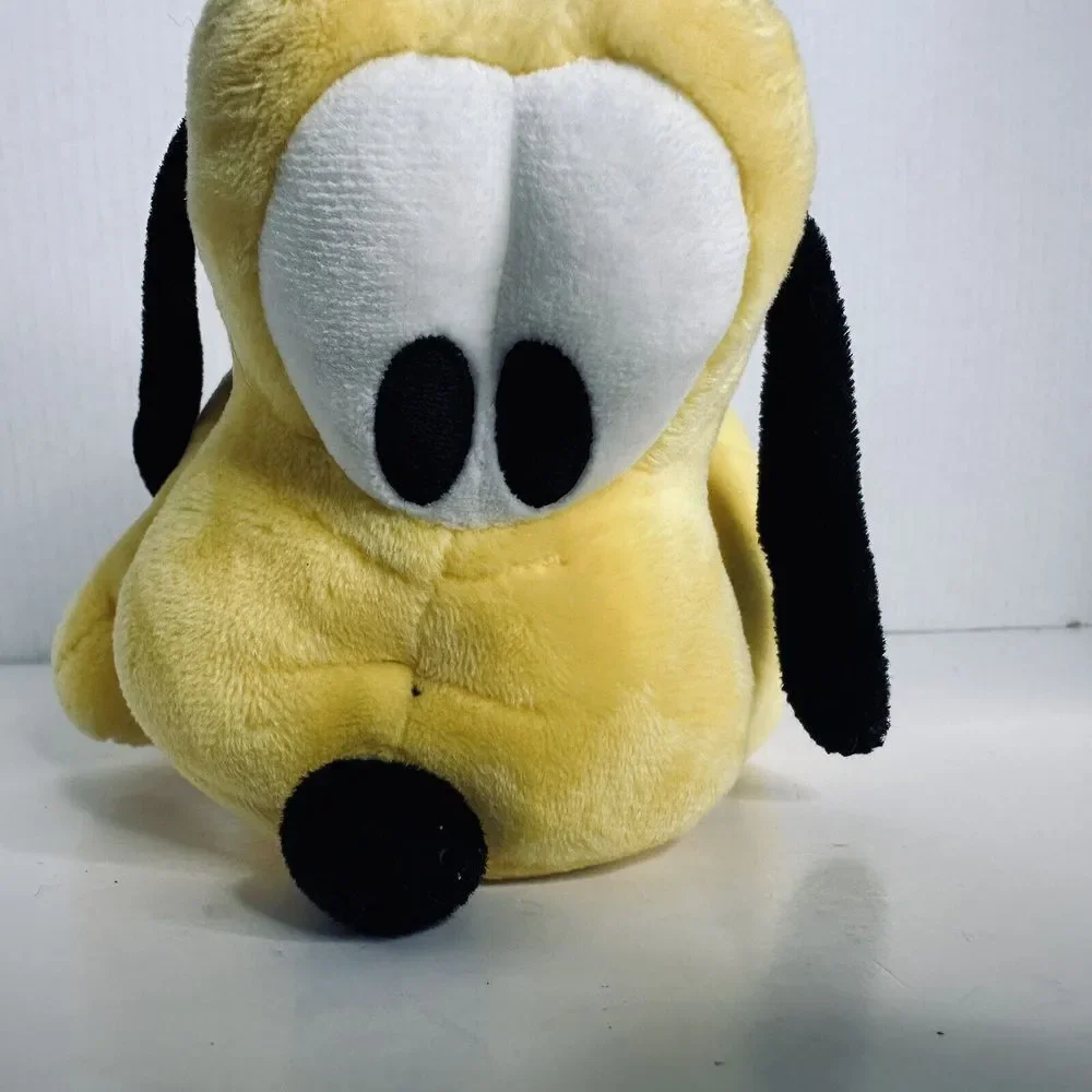 Disney Parks‎ Baby Pluto Plush Puppy Dog Stuffed Animal 10 Inches Yellow
